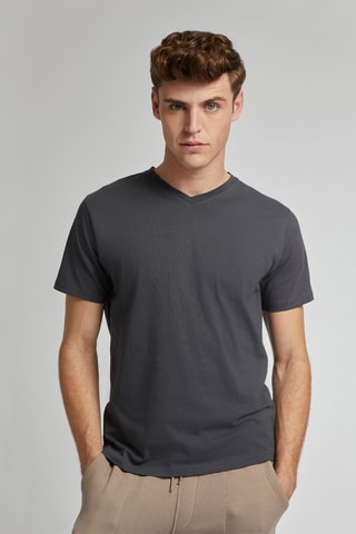 2 T-shirts slim fit - Zwart en Wit