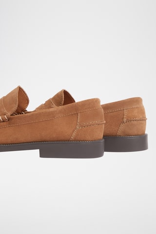 Nubuck Mocassins - Camel