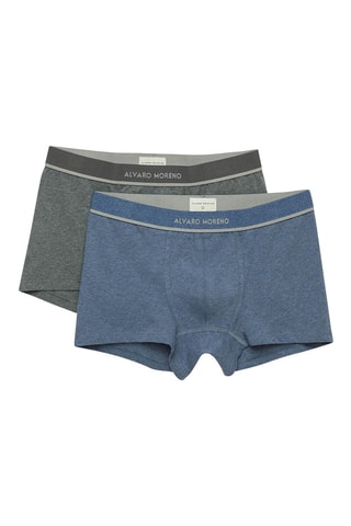 2 Boxers - Blauw