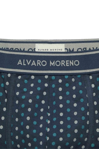 2 Boxers - Marineblauw en Gemêleerd Lichtgrijs