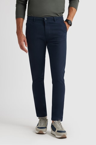 Chino Slim Fit - Marineblauw