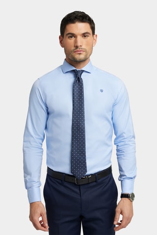 Overhemd Slim Fit - Blauw