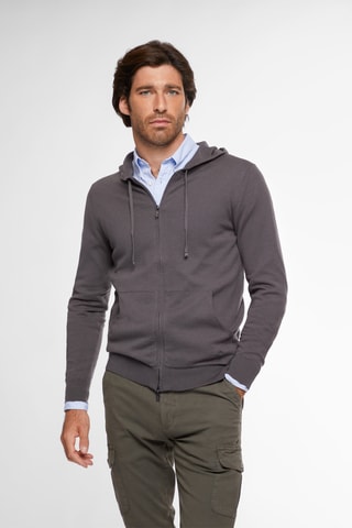 Vest met Capuchon - Donkergrijs