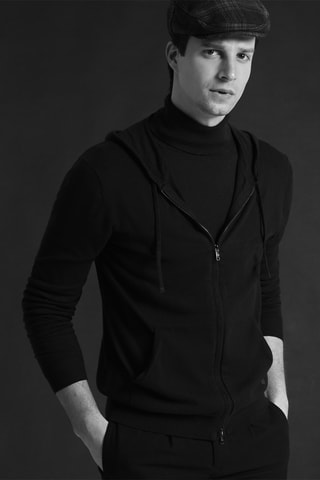 Vest met Capuchon - Marineblauw