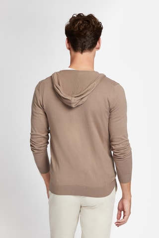 Vest met Capuchon - Bruin