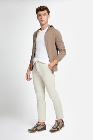 Vest met Capuchon - Bruin