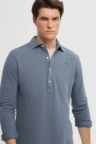 Polo Regular Fit - Blauwgrijs