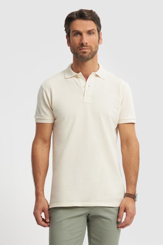 Polo Regular Fit - Ivoorkleurig