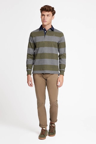 Polo Regular Fit - Donkergrijs en Olijfgroen