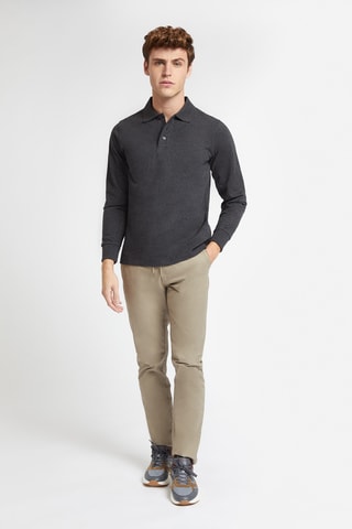 Polo Regular Fit - Donkergrijs