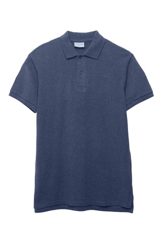 Polo Regular Fit - Gemêleerd Marineblauw
