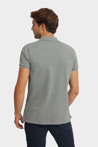 Polo Regular Fit - Gemêleerd Grijs