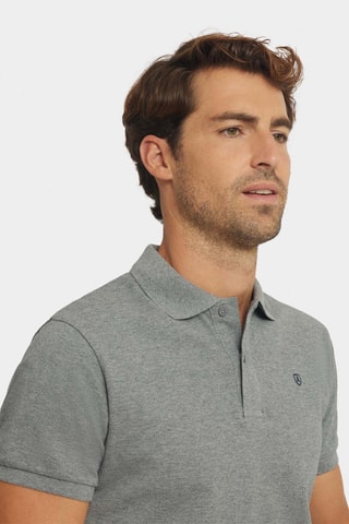 Polo Regular Fit - Gemêleerd Grijs