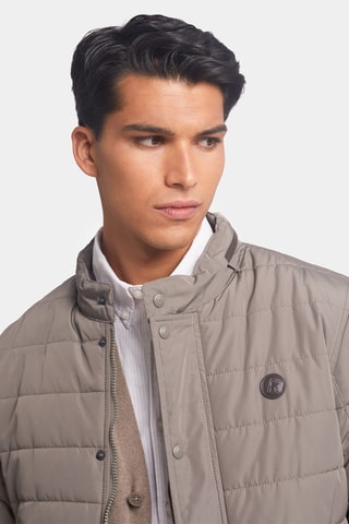 Gewatteerde Jas - Taupe