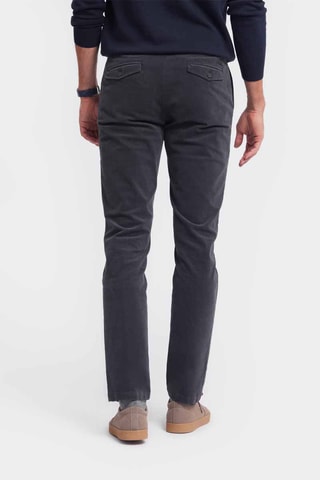 Velours Skinny Broek - Marineblauw