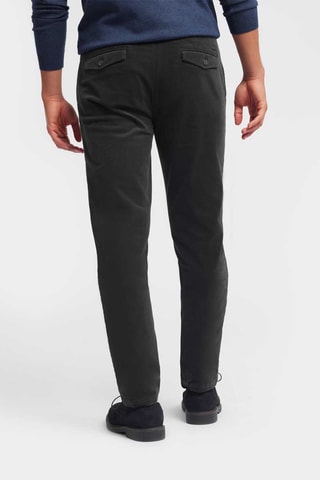 Velours Skinny Broek - Donkergrijs