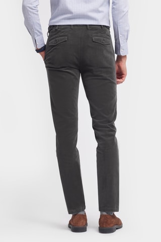 Velours Skinny Broek - Groen