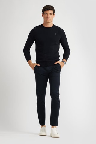 Chino Slim Fit - Marineblauw