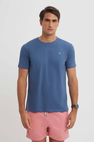 T-shirt - Marineblauw