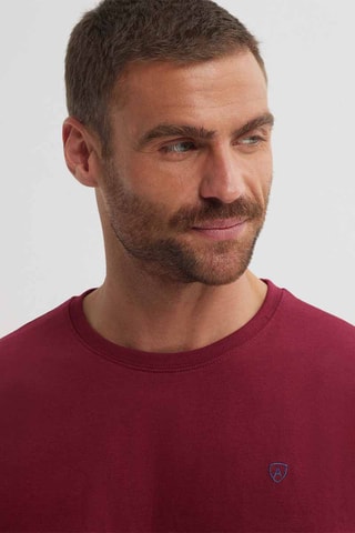 T-shirt - Bordeauxrood