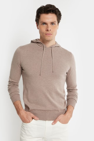 Sweater met Capuchon - Beige