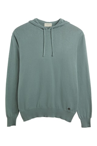 Sweater met Capuchon - Zeegroen