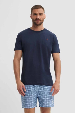T-shirt - Marineblauw