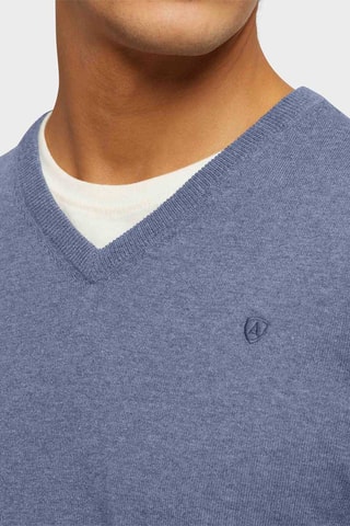 Trui - Gemêleerd Kobaltblauw