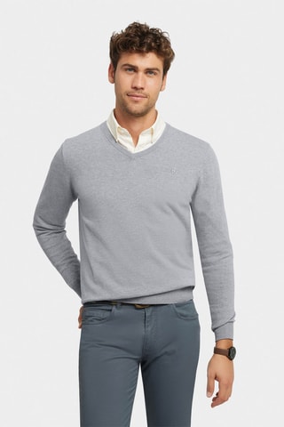 Trui - Gemêleerd Lichtgrijs