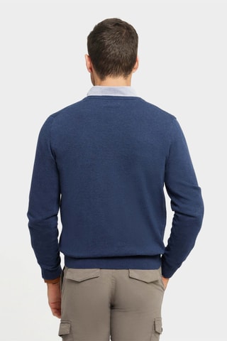 Trui - Gemêleerd Marineblauw