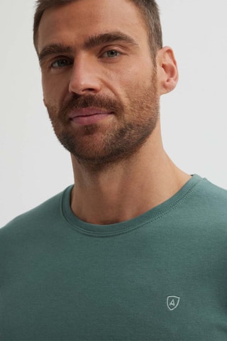 T-shirt - Donkergroen