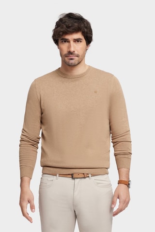 Trui - Gemêleerd Camel