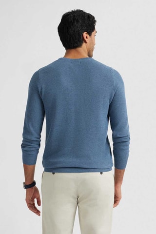 Trui - Gemêleerd Marineblauw