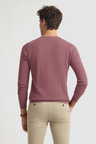 Trui - Gemêleerd Bordeauxrood