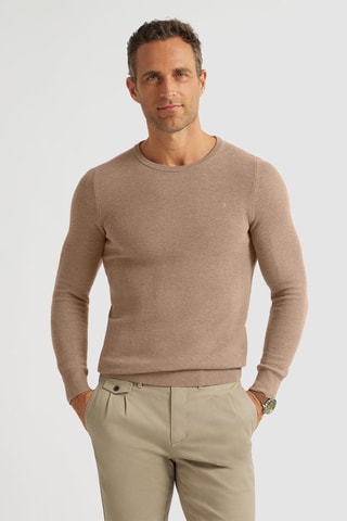 Trui - Gemêleerd Camel