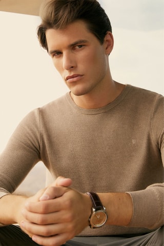 Trui - Gemêleerd Camel