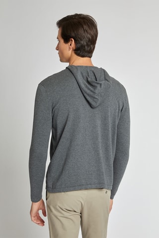 Sweater met Capuchon - Donkergrijs