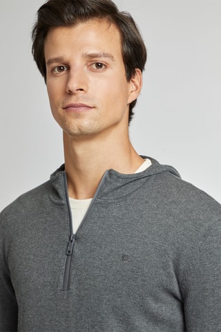 Sweater met Capuchon - Donkergrijs