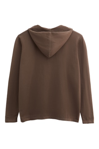 Sweater met Capuchon - Taupe