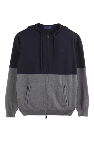 Sweater met Capuchon - Nachtblauw