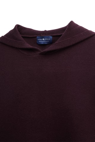 Sweater met Capuchon - Bordeauxrood