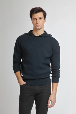Sweater met Capuchon - Donkergroen
