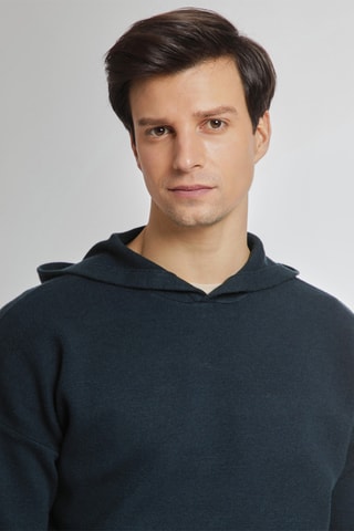 Sweater met Capuchon - Donkergroen