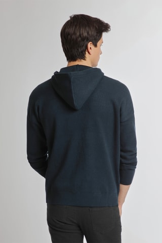 Sweater met Capuchon - Donkergroen