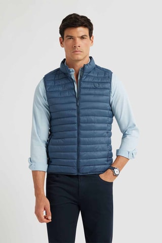Bodywarmer - Pauwblauw