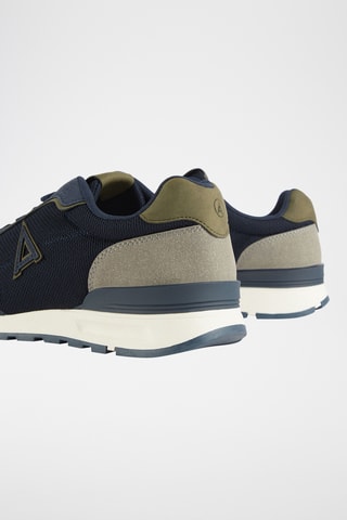 Leren Sneakers - Marineblauw