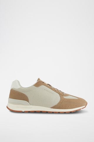 Leren Sneakers - Beige
