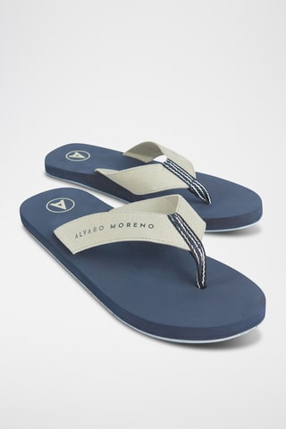 Slippers - Marineblauw