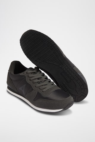 Nubuck Sneakers - Donkergrijs