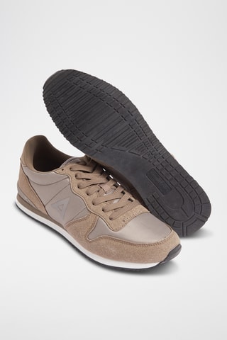 Nubuck Sneakers - Lichtbruin